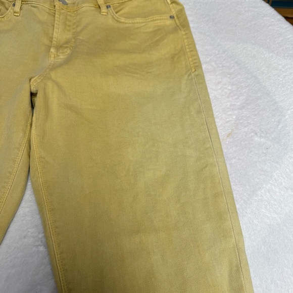 Dear John size 30 Giselle skinny fit Yellow Jeans slight tye dye pattern - Picture 2 of 9